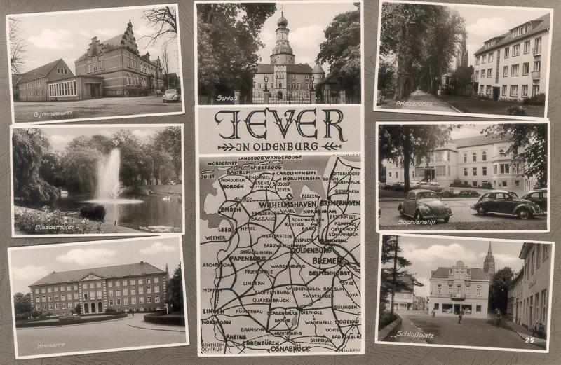 Jever in Oldenburg, sieben Ansichten